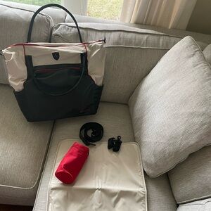 Cybex Ferrari Black & Cream Diaper Bag